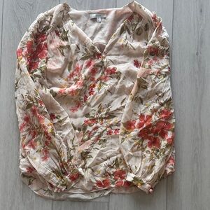 Joie Floral Blouse Small